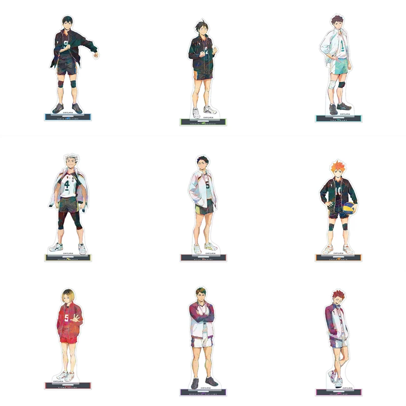 15 см Аниме Haikyuu! Персонажи, акриловая подставка, Hinata Kozume Bokuto Kuroo, фигурки, модели, пластина, аниме, поклонники, подарки, украшение для стола
15 см Аниме Haikyuu! Персонажи, акриловая подставка, Hinata Kozume Bokuto Kuroo, фигурки, модели, пластина, аниме, поклонники, подарки, украшение для стола