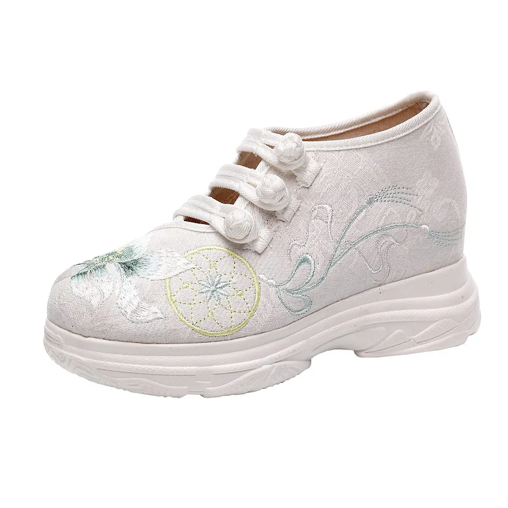 YourSeason Soft Jacquard Embroidery Ladies Clunky Shoes Comfort Women Casual Hidden Platform Chic Dorky Dad Sneakers
YourSeason Soft Jacquard Embroidery Ladies Clunky Shoes Comfort Women Casual Hidden Platform Chic Dorky Dad Sneakers