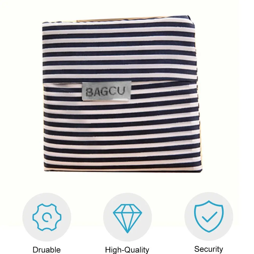 Lady Foldable Recycle Shopping Bags Reusable Floral Fruit Vegetable Tote Bag High Quality Striped Shipping Bags Hot
Lady Foldable Recycle Shopping Bags Reusable Floral Fruit Vegetable Tote Bag High Quality Striped Shipping Bags Hot