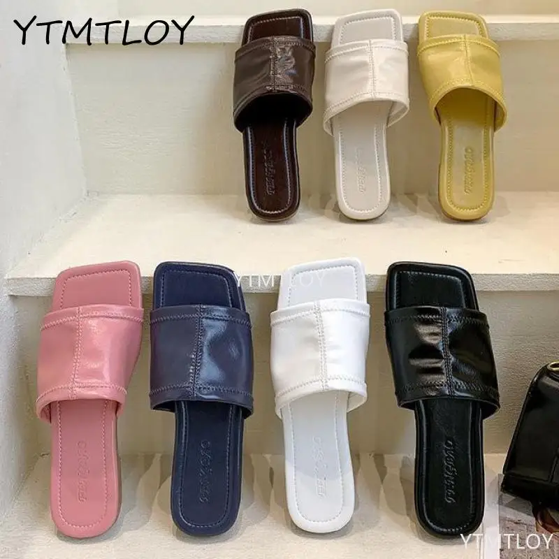 Fashion Flat Leather Open Toe Women Slippers Shoes Beach Summer Flip Flops Ladies Sandals Zapatillas Mujer Casa
Fashion Flat Leather Open Toe Women Slippers Shoes Beach Summer Flip Flops Ladies Sandals Zapatillas Mujer Casa