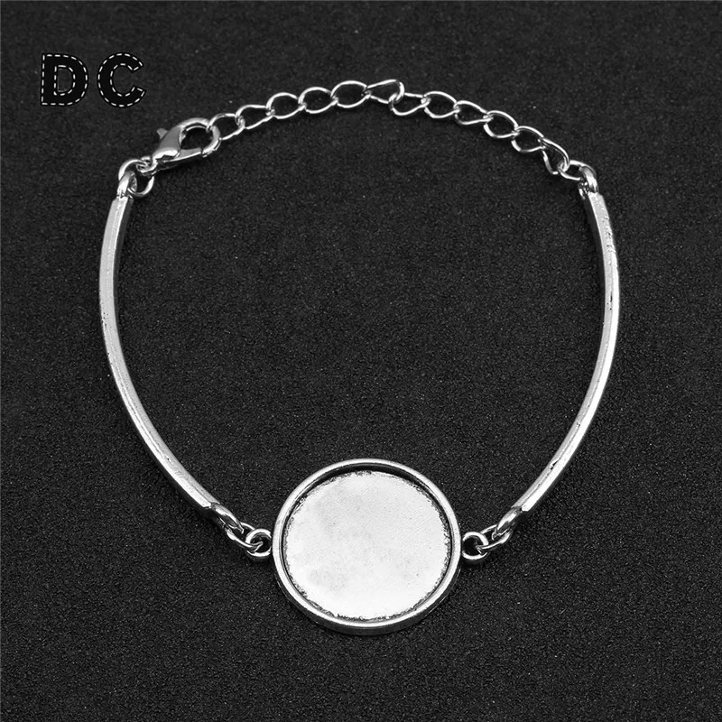 DC 5pcs Silver Color Wire Bangles Bracelets Settings Cabochon Base Blank Bezel Tray Fit 20mm Cabochons Cameo DIY Findings
DC 5pcs Silver Color Wire Bangles Bracelets Settings Cabochon Base Blank Bezel Tray Fit 20mm Cabochons Cameo DIY Findings
