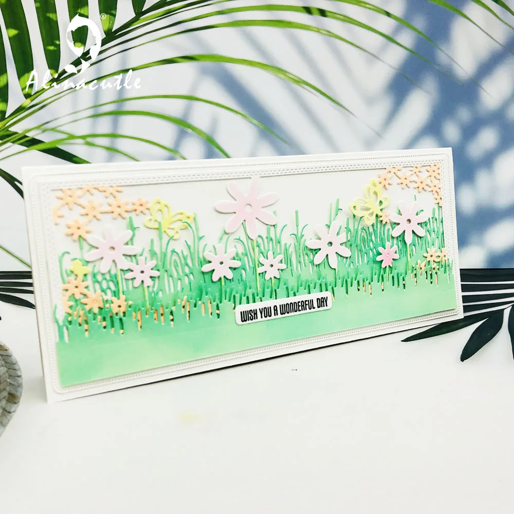 2pc Spring Floral Background Alinacutle Slimline Metal Die Cut Scrapbooking Paper Craft Handmade Album Card Punch Art
2pc Spring Floral Background Alinacutle Slimline Metal Die Cut Scrapbooking Paper Craft Handmade Album Card Punch Art