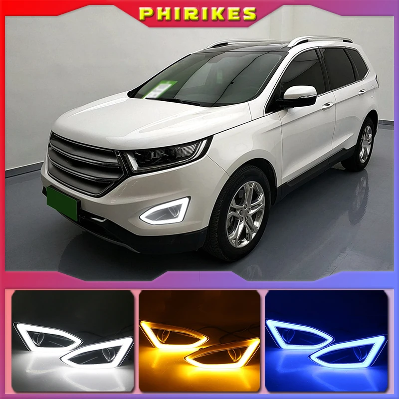 Светодиодные дневные ходовые огни для Ford EDGE 2015, 2016, 2017, 2018, водонепроницаемые Автомобильные противотуманные фары из АБС-пластика 12 В с функцией затемнения
Светодиодные дневные ходовые огни для Ford EDGE 2015, 2016, 2017, 2018, водонепроницаемые Автомобильные противотуманные фары из АБС-пластика 12 В с функцией затемнения