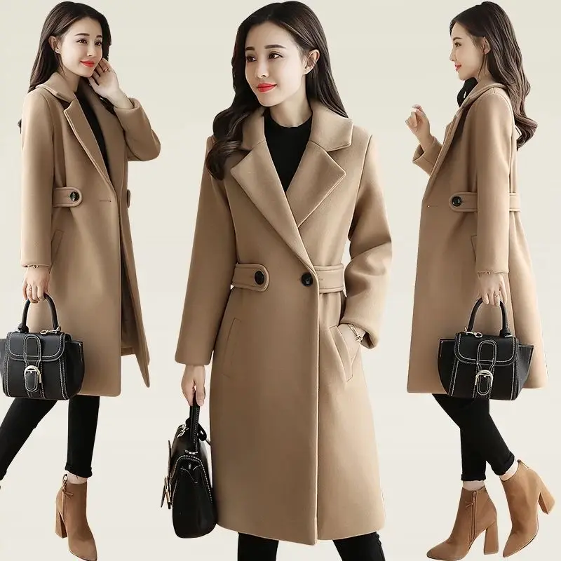 Women Full Sleeve Coat Spring And Autumn Double-Breasted Outwear Causal Style Overcoats
Women Full Sleeve Coat Spring And Autumn Double-Breasted Outwear Causal Style Overcoats