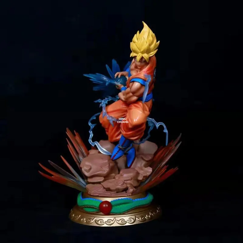 12 "аниме Dragon Ball Z статуя Супер Saiyan бюст Сон Гоку полноразмерный портрет Kakarotto ПВХ