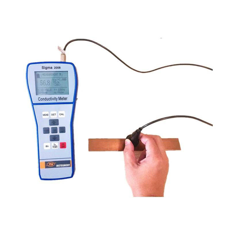 Sigma2008B Digital portable eddy current conductivity tester aluminum conductivity meter
Sigma2008B Digital portable eddy current conductivity tester aluminum conductivity meter