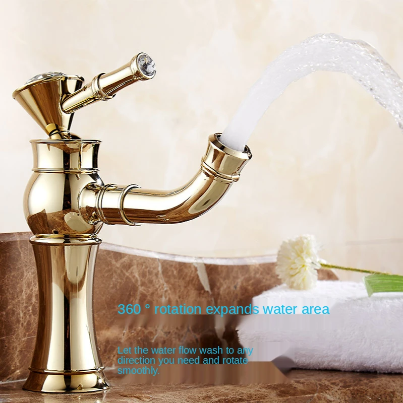 European style gold faucet wash basin wash basin cold and hot faucet toilet hotel bathroom wash basin faucet bathroom faucet
European style gold faucet wash basin wash basin cold and hot faucet toilet hotel bathroom wash basin faucet bathroom faucet