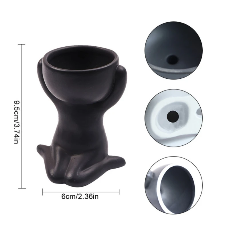 Flower Pots Indoor Outdoor Human Shaped Planter Pot Ceramic Succulent Planter Vase Planter Container For Home
Flower Pots Indoor Outdoor Human Shaped Planter Pot Ceramic Succulent Planter Vase Planter Container For Home