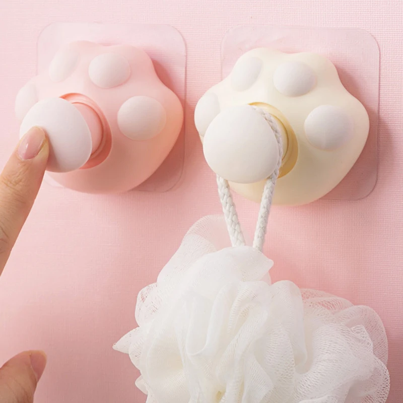 Wall Hook Adhesive Pot Cute Cat Paw Home Decor Storage Organizer Key Rack Kitchen Push-type Storage Hooks Bathroom Towel Hanger
Wall Hook Adhesive Pot Cute Cat Paw Home Decor Storage Organizer Key Rack Kitchen Push-type Storage Hooks Bathroom Towel Hanger