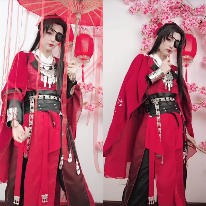 Костюм Хуа Чэн из аниме Tian Guan Ci Fu, косплей, небесный официальный костюм хуачэн, красный костюм для мужчин и женщин, китайское аниме
Костюм Хуа Чэн из аниме Tian Guan Ci Fu, косплей, небесный официальный костюм хуачэн, красный костюм для мужчин и женщин, китайское аниме