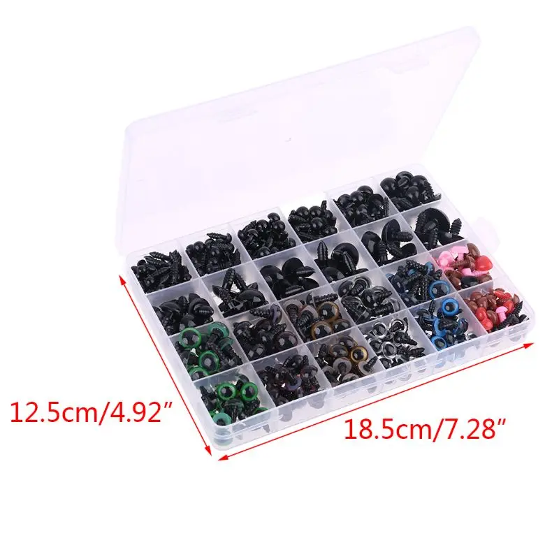 415pcs/box Plastic Safety Eyes Nose with Washers for Bear Doll Animal Puppet Toy Making DIY Crafts Accessories
415pcs/box Plastic Safety Eyes Nose with Washers for Bear Doll Animal Puppet Toy Making DIY Crafts Accessories