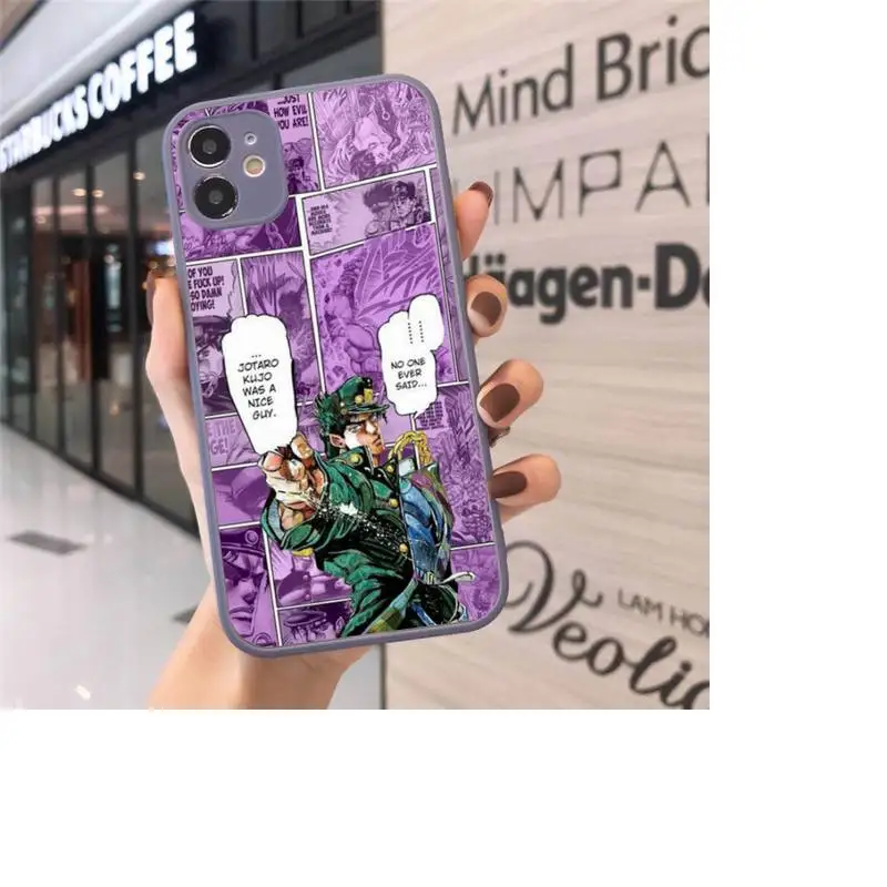 JOJO BIZARR ADVENTUR anime Phone Case Matte Transparent for iPhone 7 8 11 12 s mini pro X XS XR MAX Plus cover funda
JOJO BIZARR ADVENTUR anime Phone Case Matte Transparent for iPhone 7 8 11 12 s mini pro X XS XR MAX Plus cover funda