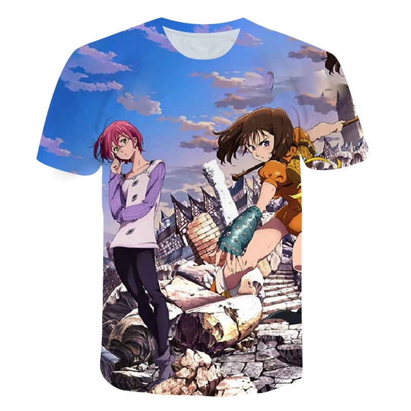Seven Deadly Sins Nanatsu T-shirt Boy/Girl 3D Printed T-shirts Casual Harajuku Style Tshirt Streetwear Tops
Seven Deadly Sins Nanatsu T-shirt Boy/Girl 3D Printed T-shirts Casual Harajuku Style Tshirt Streetwear Tops