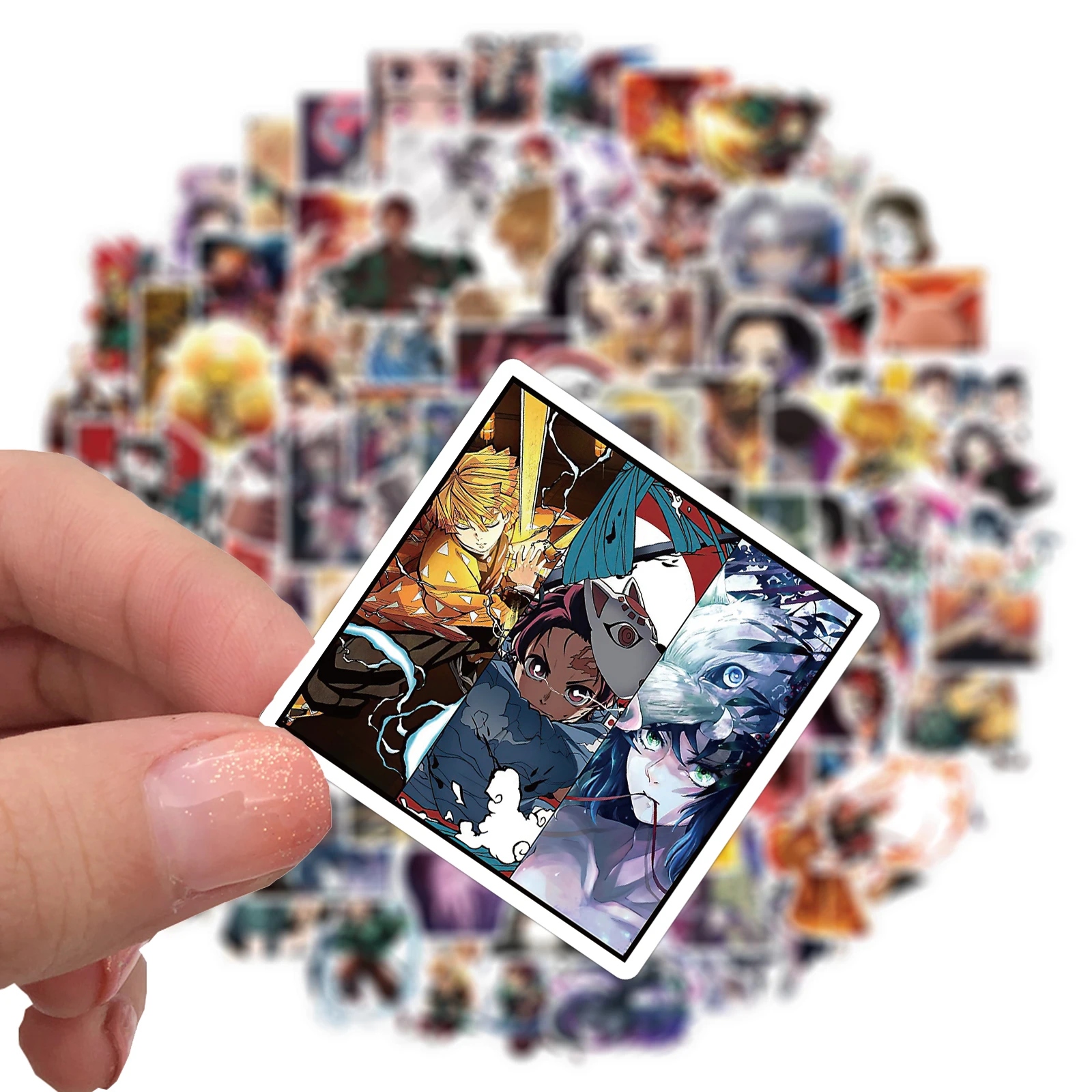 100Pcs/set Demon Slayer Kimetsu no Yaiba Mugen Ressha-Hen Stickers For Fans Bicycle Motorcycle Skateboard Laptop Decals
100Pcs/set Demon Slayer Kimetsu no Yaiba Mugen Ressha-Hen Stickers For Fans Bicycle Motorcycle Skateboard Laptop Decals