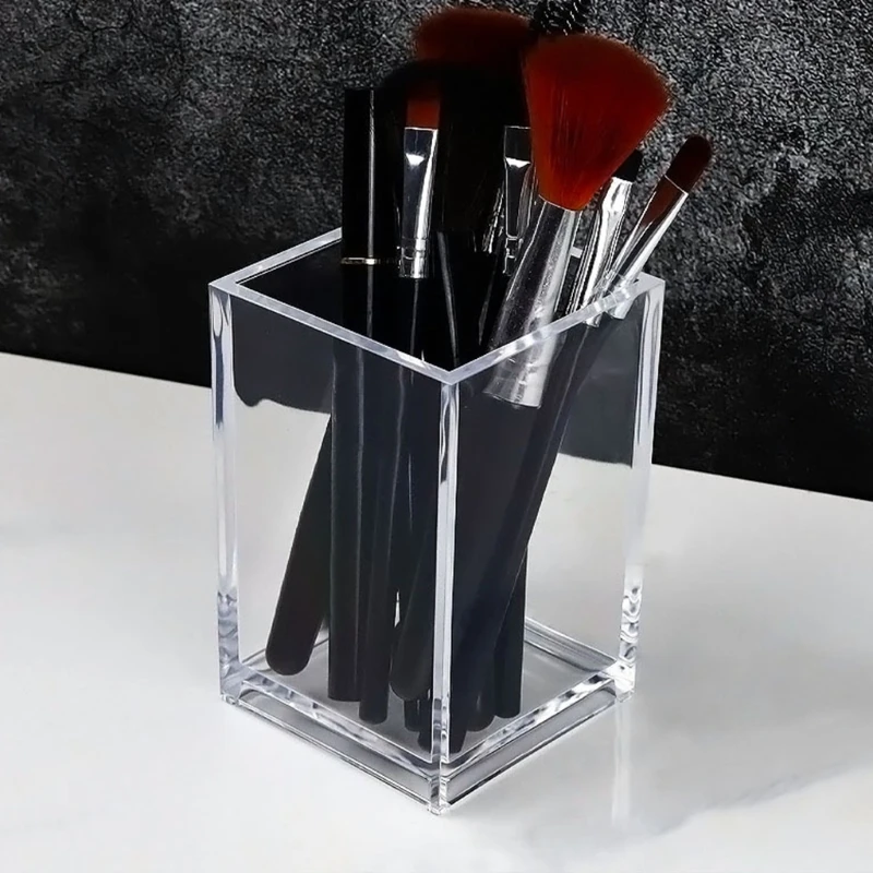 E9LA Clear Acrylic Makeup Brush Holder Organizer Desktop Pen Storage Box Container
E9LA Clear Acrylic Makeup Brush Holder Organizer Desktop Pen Storage Box Container