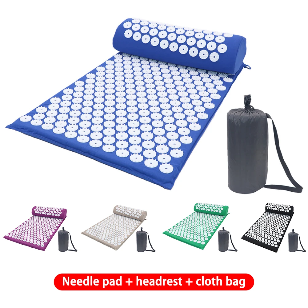 Lotus Acupuncture Massager Cushion Relieve Stress Back Pain Acupressure Mat Pillow Massage Yoga Spike Mat for Body Relaxation
Lotus Acupuncture Massager Cushion Relieve Stress Back Pain Acupressure Mat Pillow Massage Yoga Spike Mat for Body Relaxation