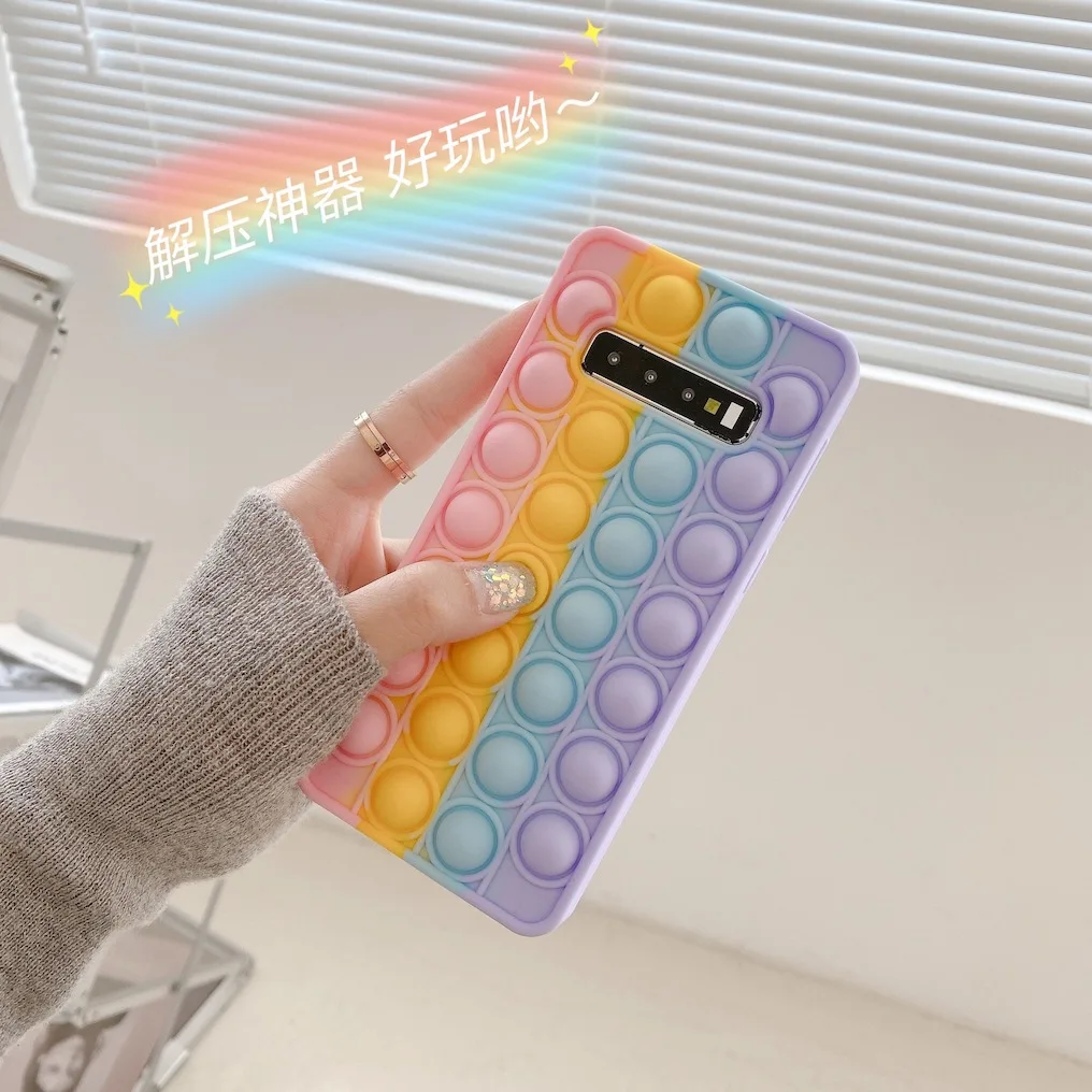 Pop It Phone Case for Samsung S21 S21ultra Smartphone Coque Pop It Fidget Stress Play Tools Fundas for Galaxy A02S A30 S20 Cover
Pop It Phone Case for Samsung S21 S21ultra Smartphone Coque Pop It Fidget Stress Play Tools Fundas for Galaxy A02S A30 S20 Cover