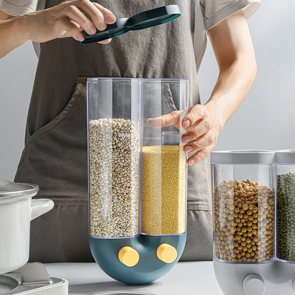 Kitchen Press Type Dry Food Storage Box Transparent Sealed Storage Box Grains Food Storage Tank Kitchen Storage Container
Kitchen Press Type Dry Food Storage Box Transparent Sealed Storage Box Grains Food Storage Tank Kitchen Storage Container