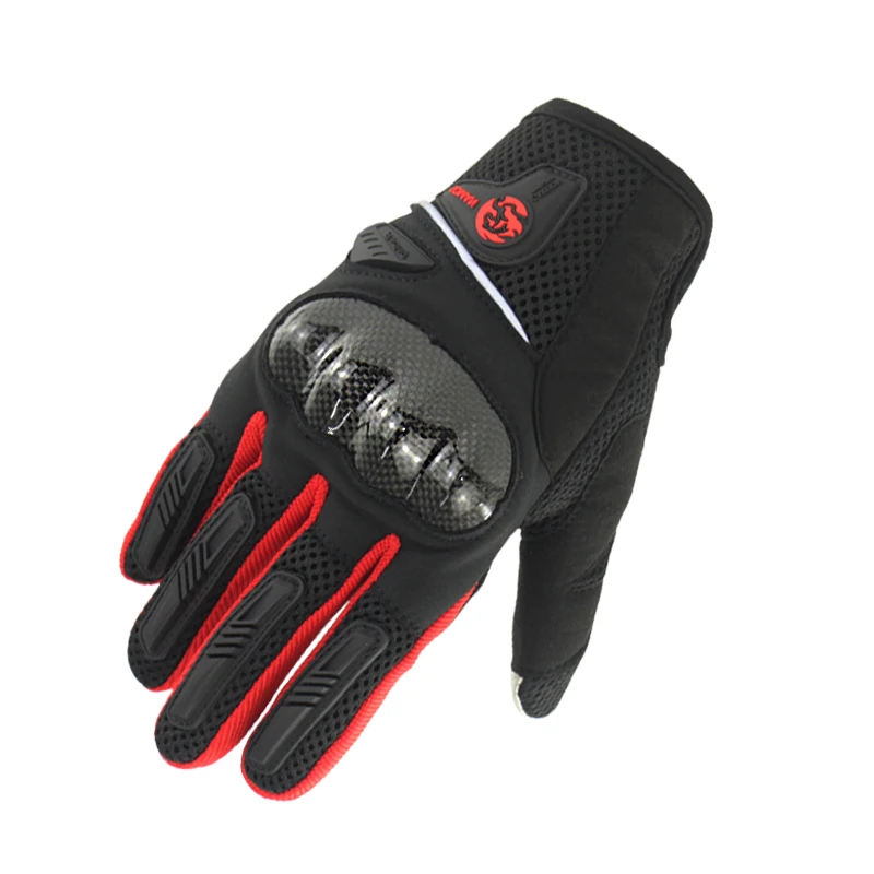 Men Motorcycle Gloves Screen Touch Full Finger Glove Touchscreen Outdoor Running Sport Glove Short Motocross Protective Gloves