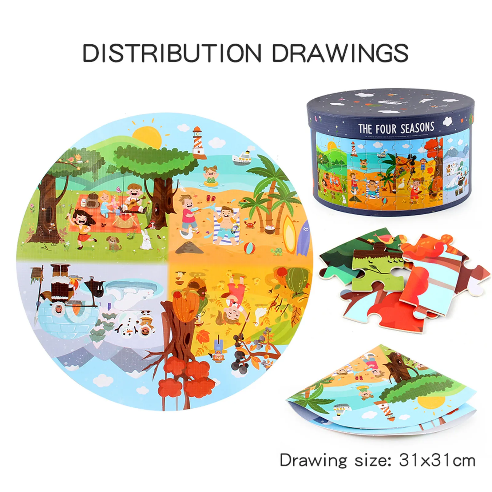 Meaningful Toy Puzzles 2MM Children's Educational Parent-child Interactive Toys Cartoon Puzzles Scenery Toys Throughout The Year
Meaningful Toy Puzzles 2MM Children's Educational Parent-child Interactive Toys Cartoon Puzzles Scenery Toys Throughout The Year
