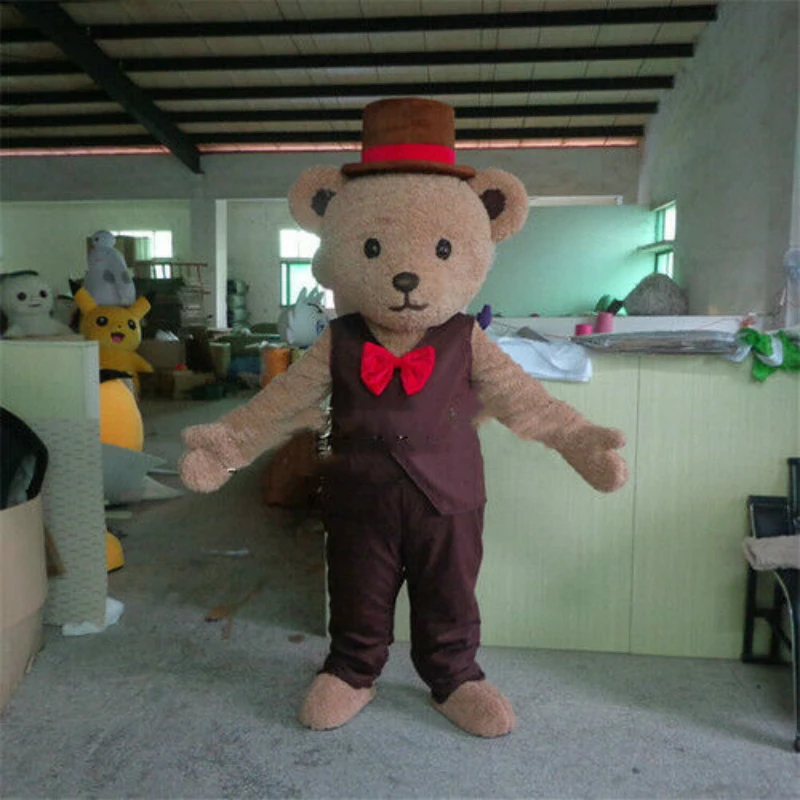 Christmas Suit Bear Mascot Costume Short Plush Fursuit Cosplay Makeup Party Dress Street Performance Bear Costume
Christmas Suit Bear Mascot Costume Short Plush Fursuit Cosplay Makeup Party Dress Street Performance Bear Costume