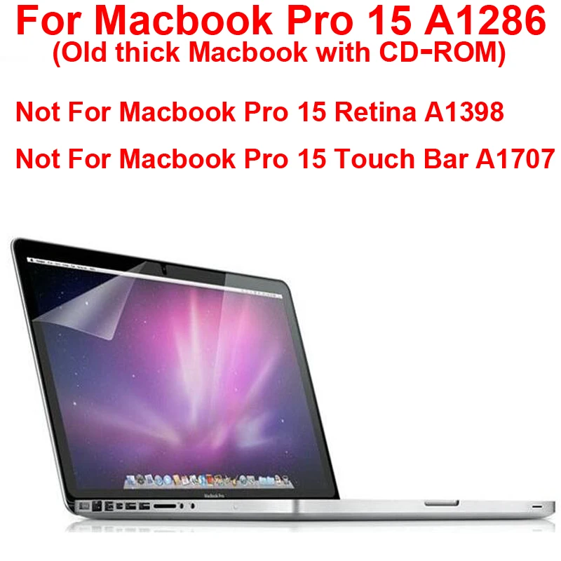 Матовая защитная пленка для экрана старого Macbook Pro 15 A1286 Антибликовая Защитная 2012