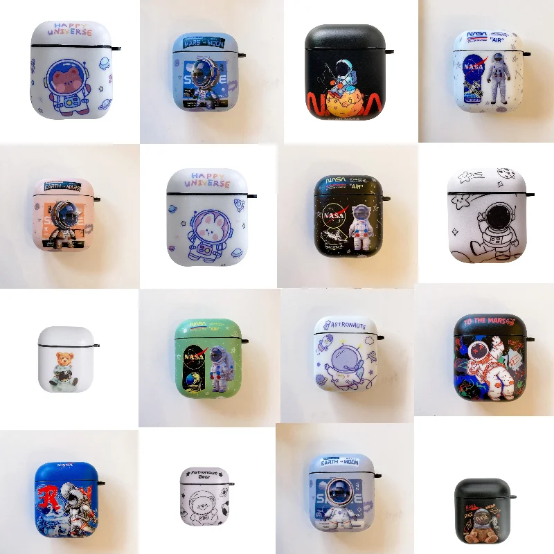 For airpods case,New Funny Space Astronaut Bear rabbit Earphone Case For Apple AirPods 3 2 1 Pro Wireless bluetooth headset Case
For airpods case,New Funny Space Astronaut Bear rabbit Earphone Case For Apple AirPods 3 2 1 Pro Wireless bluetooth headset Case