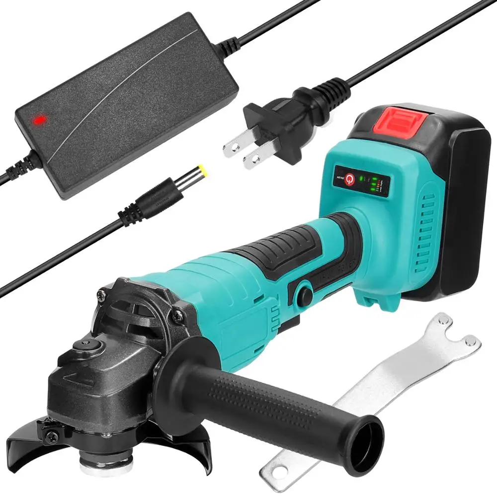 125mm Cordless Angle Grinder 18V 1300mAh Battery Machine Cutting Electric Angle Grinder Power Tool DIY Cutting Machine Polisher
125mm Cordless Angle Grinder 18V 1300mAh Battery Machine Cutting Electric Angle Grinder Power Tool DIY Cutting Machine Polisher