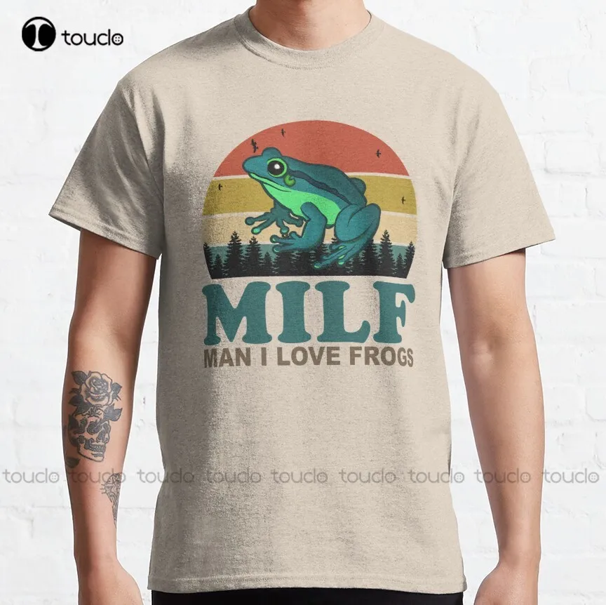 Milf Man I Love Frogs Classic T-Shirt Funny Shirts Custom Aldult Teen Unisex Fashion Funny New Xs-5Xl Fashion Funny New
Milf Man I Love Frogs Classic T-Shirt Funny Shirts Custom Aldult Teen Unisex Fashion Funny New Xs-5Xl Fashion Funny New