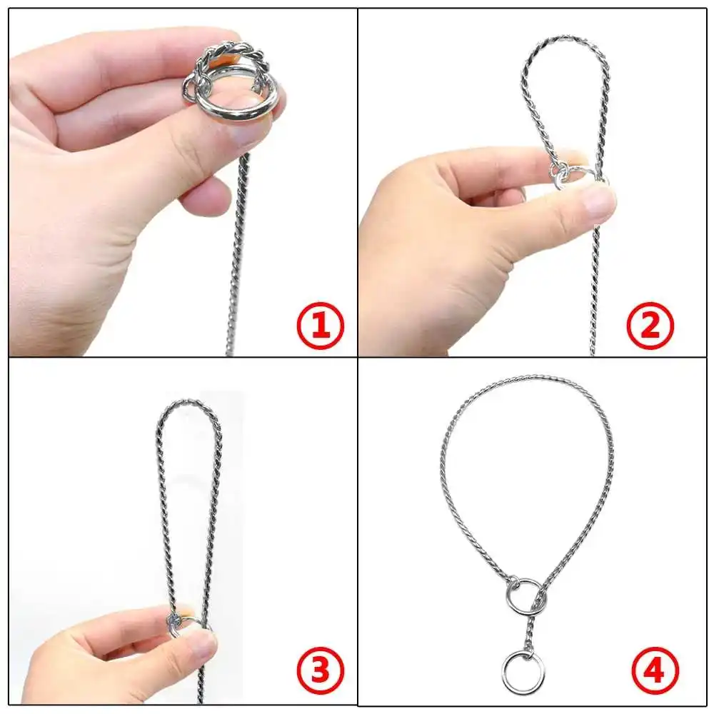 Metal Dog Training Choke Chain Collars for Small Medium Large Dogs Pitbull Bulldog Strong Stainless Iron Dog Slip P China Collar
Metal Dog Training Choke Chain Collars for Small Medium Large Dogs Pitbull Bulldog Strong Stainless Iron Dog Slip P China Collar