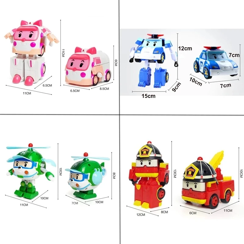 6 Styles Acion Figure Robocar Poli Ambe Roy Helly Robot Car Transformers Toys Kids Children Cartoon Puzzle Toys Gifts
6 Styles Acion Figure Robocar Poli Ambe Roy Helly Robot Car Transformers Toys Kids Children Cartoon Puzzle Toys Gifts