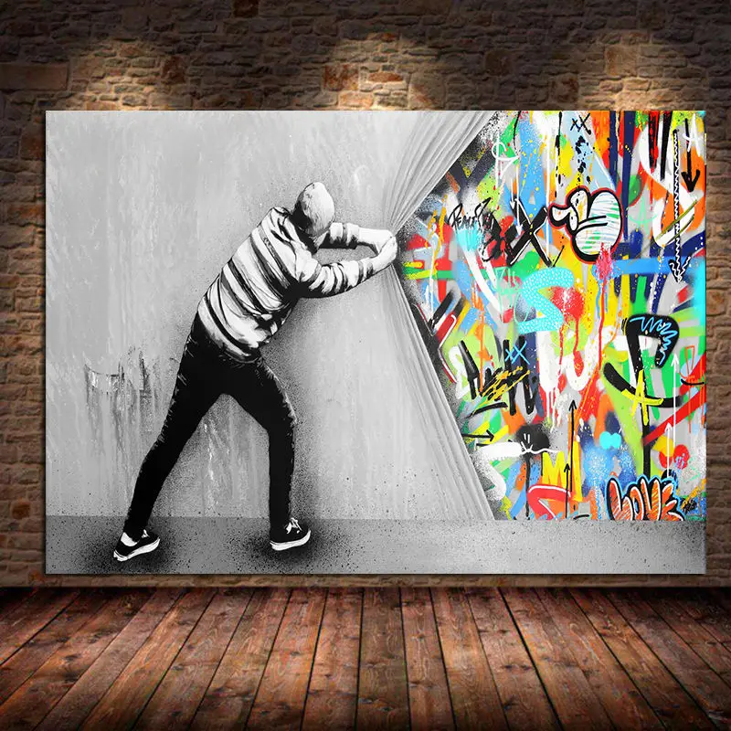 Graffiti Canvas Painting Abstract Street Art Posters Famous Posters and Prints Wall Art for Living Room Bedroom Decor Unframed
Graffiti Canvas Painting Abstract Street Art Posters Famous Posters and Prints Wall Art for Living Room Bedroom Decor Unframed