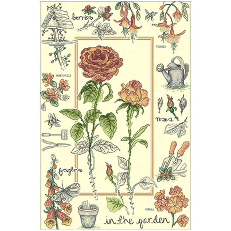 In the garden patterns Counted Cross Stitch 11CT 14CT 18CT DIY Chinese Cross Stitch Kits Embroidery Needlework Sets home decor
In the garden patterns Counted Cross Stitch 11CT 14CT 18CT DIY Chinese Cross Stitch Kits Embroidery Needlework Sets home decor