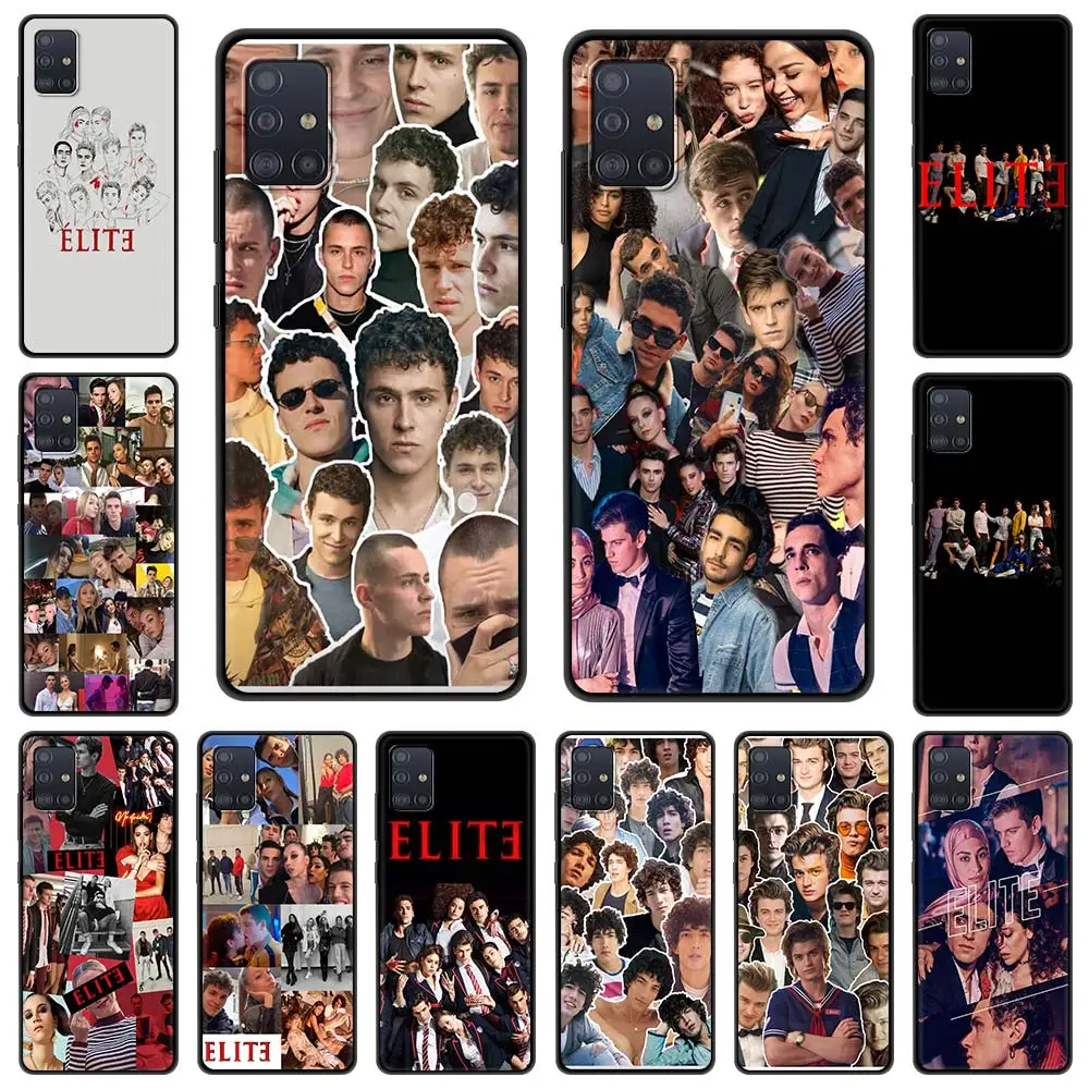 Spanish TV series Elite Phone Case for Samsung Galaxy A51 A71 A21S A12 A11 A31 A52 A41 A32 5G A72 A01 A22 Soft Black Cover Capa
Spanish TV series Elite Phone Case for Samsung Galaxy A51 A71 A21S A12 A11 A31 A52 A41 A32 5G A72 A01 A22 Soft Black Cover Capa