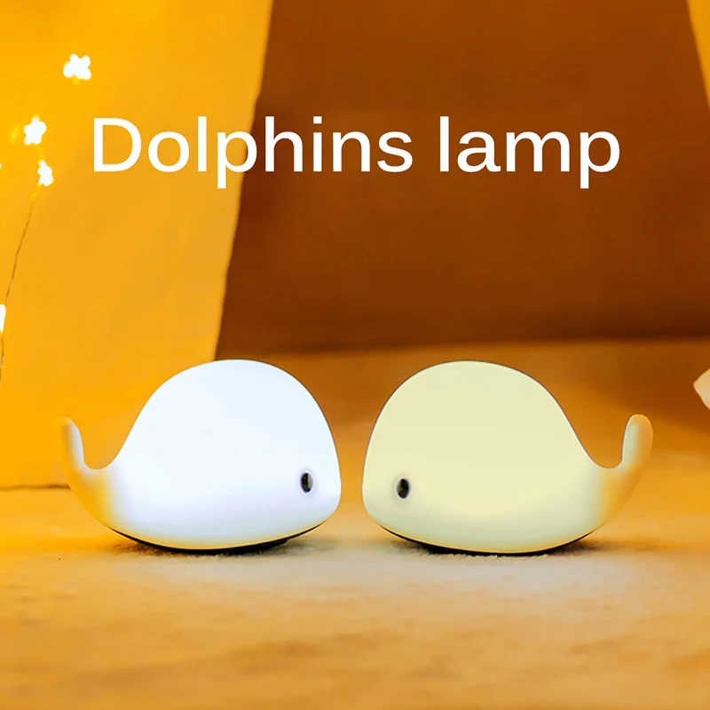 Lovely Whale Night Light Creative Cute Cartoon Colorful Silicone Night Light Children Led Bedroom Adornment USB Charging Lamp
Lovely Whale Night Light Creative Cute Cartoon Colorful Silicone Night Light Children Led Bedroom Adornment USB Charging Lamp