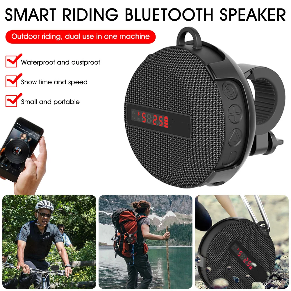 Bike Speaker Bluetooth-Compatible Portable Digital Display Mini Stereo Hands-Free IPX6 Audio Waterproof for Cycling Outdoor
Bike Speaker Bluetooth-Compatible Portable Digital Display Mini Stereo Hands-Free IPX6 Audio Waterproof for Cycling Outdoor