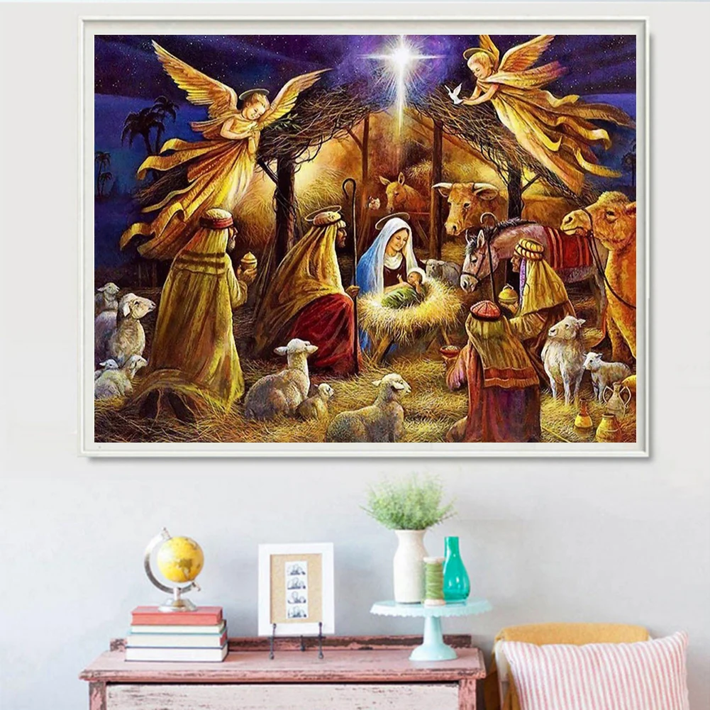 Diamond Painting Cross Stitch Artwork Diy Round Mosaic Full Embroidery Rhinestones Nativity Of The Straw House
Diamond Painting Cross Stitch Artwork Diy Round Mosaic Full Embroidery Rhinestones Nativity Of The Straw House