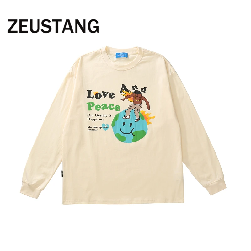 Zeustang футболки Harajuku аниме мультфильм мальчик Принт футболки рубашки хип-хоп с длинным рукавом Уличная мода повседневные свободные топы
Zeustang футболки Harajuku аниме мультфильм мальчик Принт футболки рубашки хип-хоп с длинным рукавом Уличная мода повседневные свободные топы