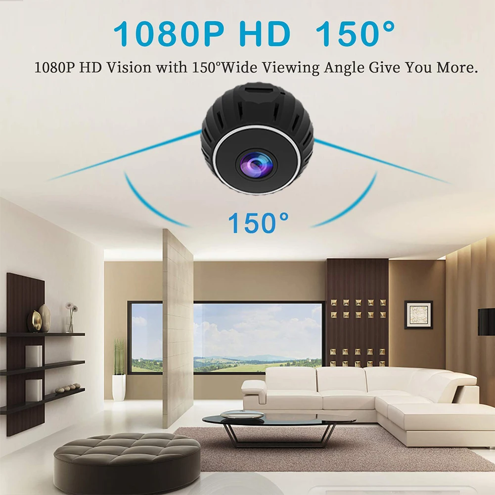 Популярная мини-камера X10 для помещений, Wi-Fi, домашняя камера безопасности, 1080P, беспроводная видеокамера с ночным видением и детектором движ...
Популярная мини-камера X10 для помещений, Wi-Fi, домашняя камера безопасности, 1080P, беспроводная видеокамера с ночным видением и детектором движ...