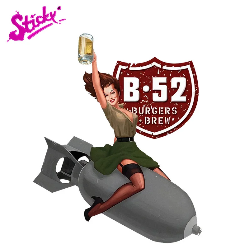 STICKY Sexy Girl Riding A Missile Car Sticker Decal DecorMotorcycle Off-road Sticker Laptop Decal Vinyl
STICKY Sexy Girl Riding A Missile Car Sticker Decal DecorMotorcycle Off-road Sticker Laptop Decal Vinyl