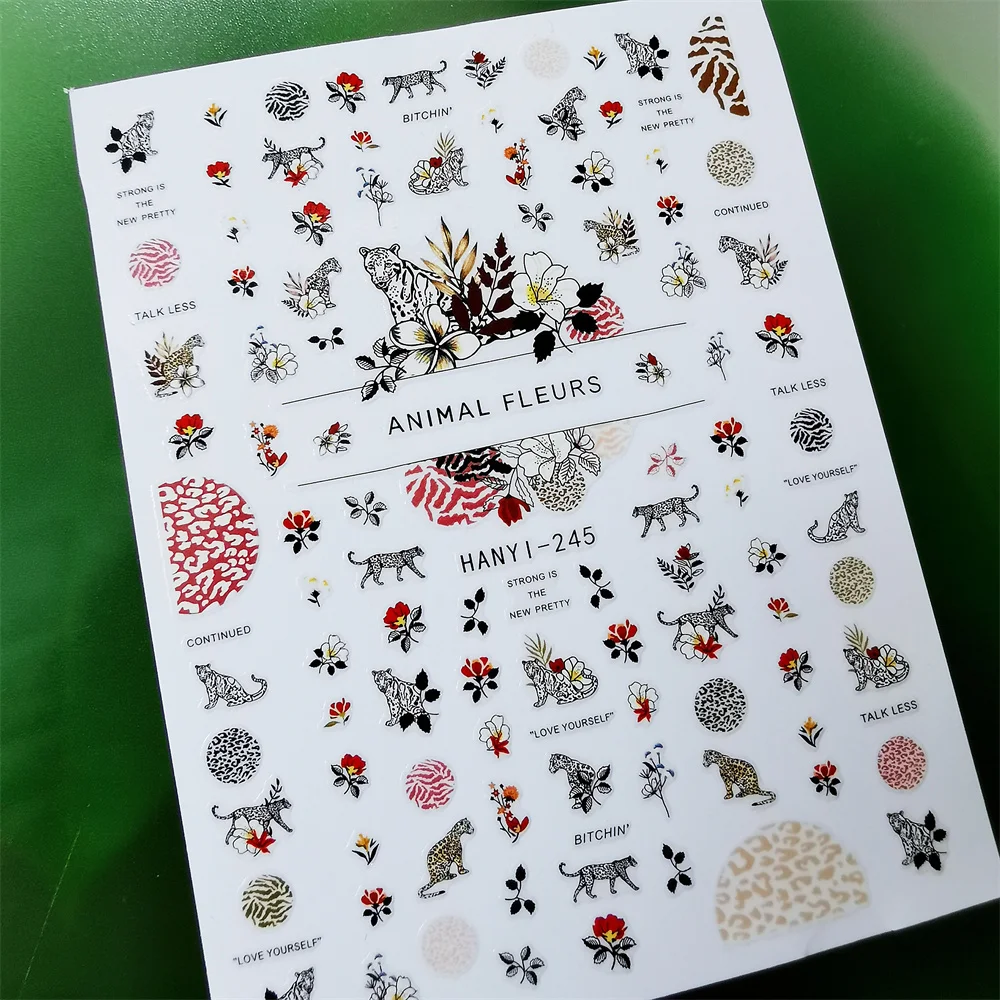 Cartoon Animal Feather Flower Nail 3D Back glue Nail decal Nail sticker Nail decoration Nail art Nail tool Nail ornament
Cartoon Animal Feather Flower Nail 3D Back glue Nail decal Nail sticker Nail decoration Nail art Nail tool Nail ornament