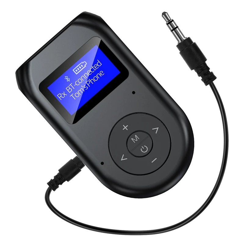 Bluetooth 5.0 Adapter Wireless Audio Bluetooth Transmitter Receiver Jack RCA Stereo for PC TV Car 3.5mm AUX LCD Display
Bluetooth 5.0 Adapter Wireless Audio Bluetooth Transmitter Receiver Jack RCA Stereo for PC TV Car 3.5mm AUX LCD Display