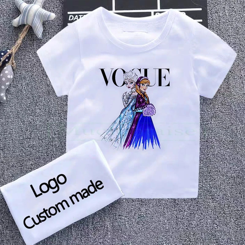 VOGUE Princess Print Tshirt Children Cartoon Funny Casual Kids Clothes Summer Comfortable T Shirt for Girls 2-14 Old Fashion
VOGUE Princess Print Tshirt Children Cartoon Funny Casual Kids Clothes Summer Comfortable T Shirt for Girls 2-14 Old Fashion