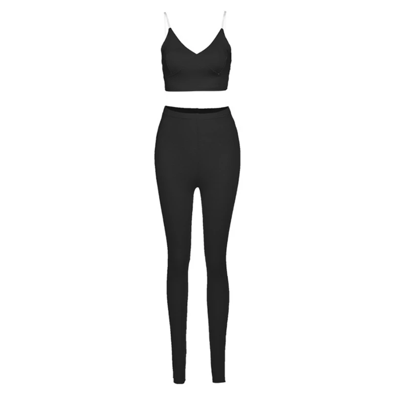 K3NF Womens Sexy 2pcs Solid Outfit Invisible Strap Bra High Waist Split Hem Leggings
K3NF Womens Sexy 2pcs Solid Outfit Invisible Strap Bra High Waist Split Hem Leggings