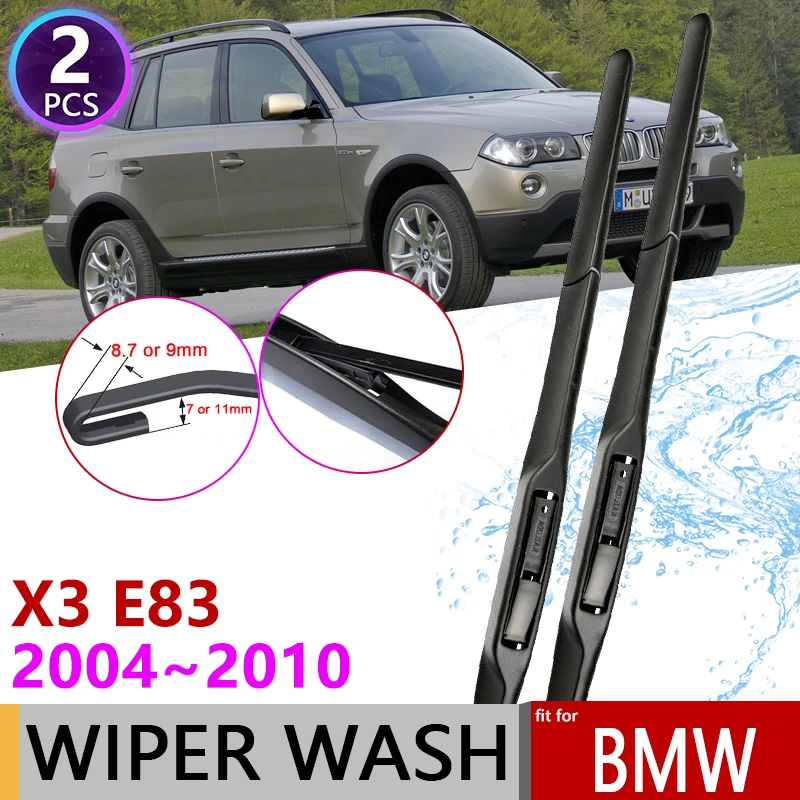 for BMW X3 E83 2004 2005 2006 2007 2008 2009 2010 Front Windscreen Windscreen Wipers Car Accessories Stickers Car Wiper Blades
for BMW X3 E83 2004 2005 2006 2007 2008 2009 2010 Front Windscreen Windscreen Wipers Car Accessories Stickers Car Wiper Blades
