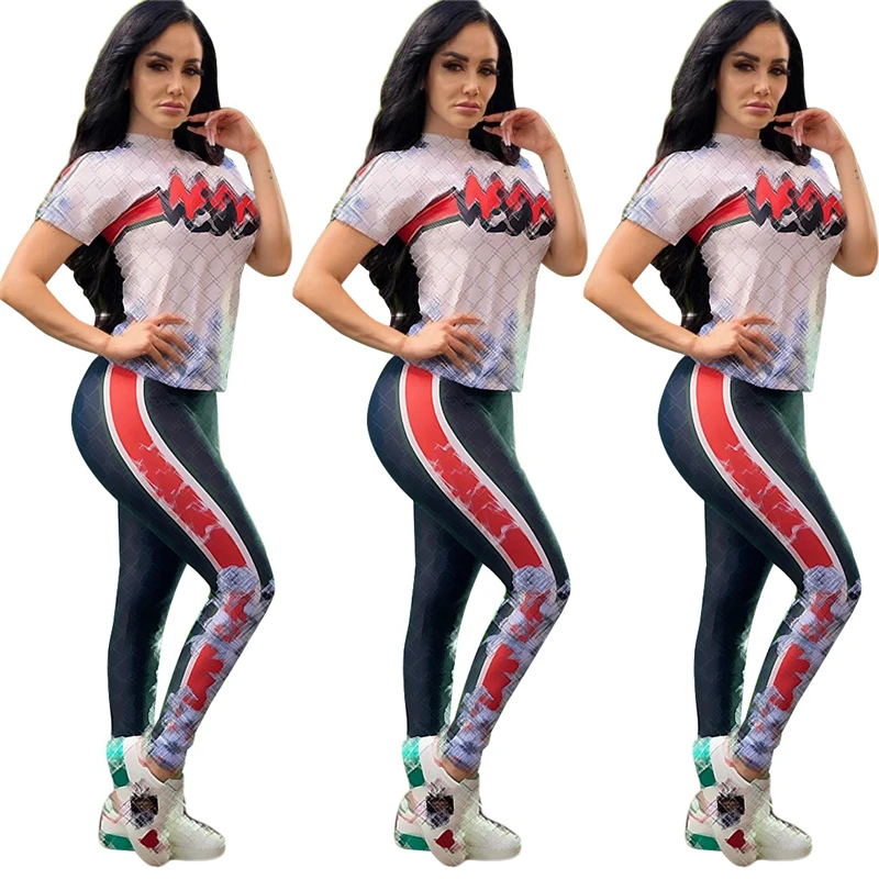 2021 summer European and American fashion women's casual printing commuter sports fashion slim two-piece suit
2021 summer European and American fashion women's casual printing commuter sports fashion slim two-piece suit