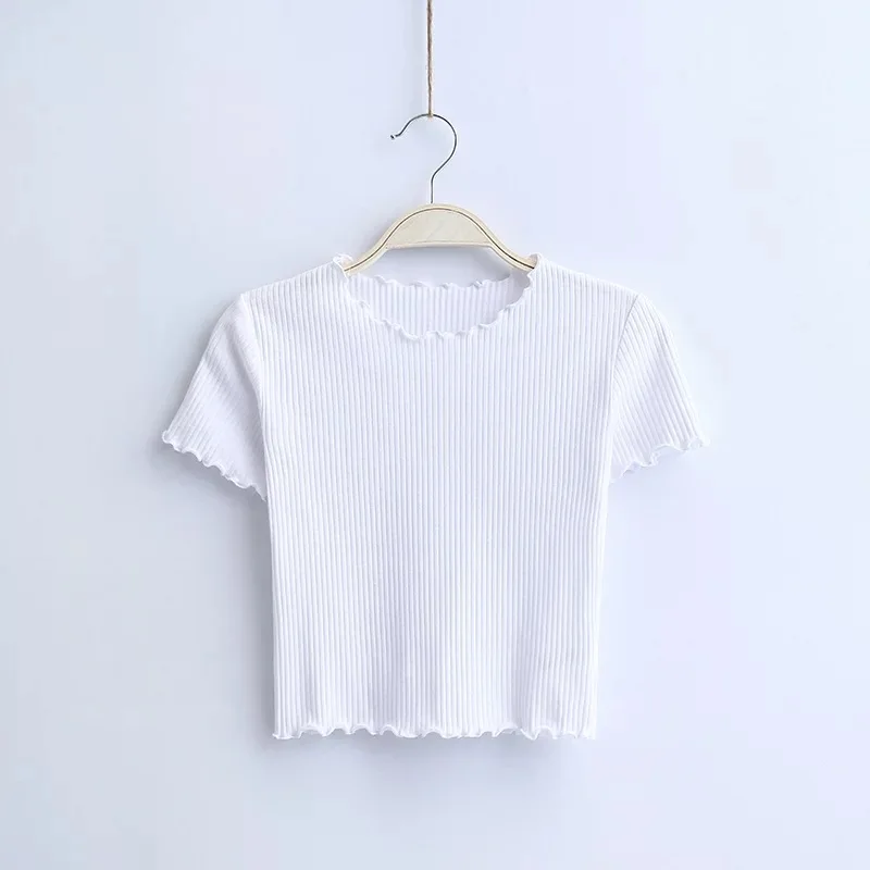 Vintage Wood Ears O-Neck Short Sleeve T-Shirt 2021 New Woman Slim Fit t Shirt Tight Tee Summer Retro Tops 6 Colors
Vintage Wood Ears O-Neck Short Sleeve T-Shirt 2021 New Woman Slim Fit t Shirt Tight Tee Summer Retro Tops 6 Colors