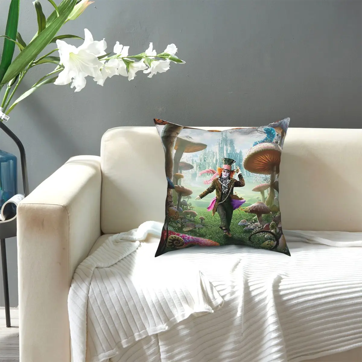 Alice In Wonderland (2) Throw Pillow Cover Polyester Throw Pillow 45*45cm Cushion Covers
Alice In Wonderland (2) Throw Pillow Cover Polyester Throw Pillow 45*45cm Cushion Covers