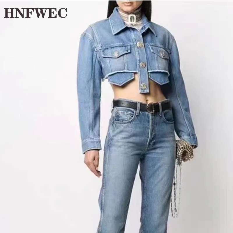 Women Denim Coat Short Denim Jacket Long Sleeve Jean Coat Fashion Blue Jean Jacket High Waist Denim Top Autumn 2020 P622
Women Denim Coat Short Denim Jacket Long Sleeve Jean Coat Fashion Blue Jean Jacket High Waist Denim Top Autumn 2020 P622