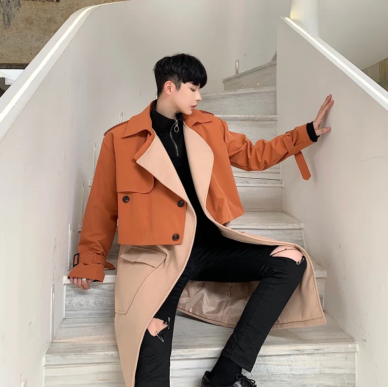 Autumn Winter Hot selling Trenchcoat Men (Single size Vest)+Bomber Jacket Fashion Two Pieces Streetwear Mens Windbreaker
Autumn Winter Hot selling Trenchcoat Men (Single size Vest)+Bomber Jacket Fashion Two Pieces Streetwear Mens Windbreaker